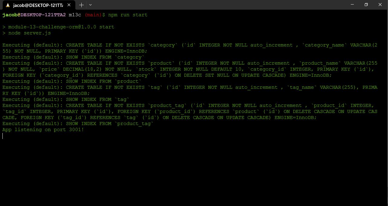 E-commerce screenshot
